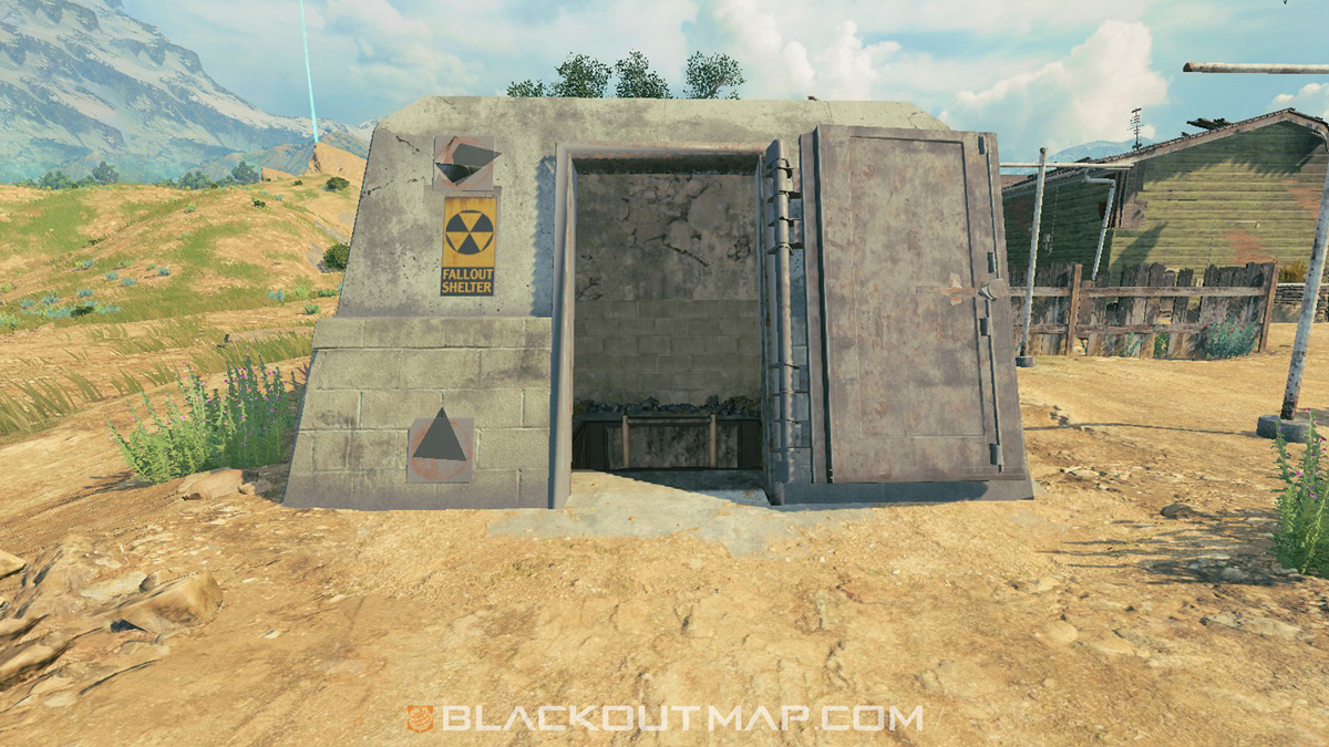 Blackout Interactive Map - Underground Entrance - Nuketown Island