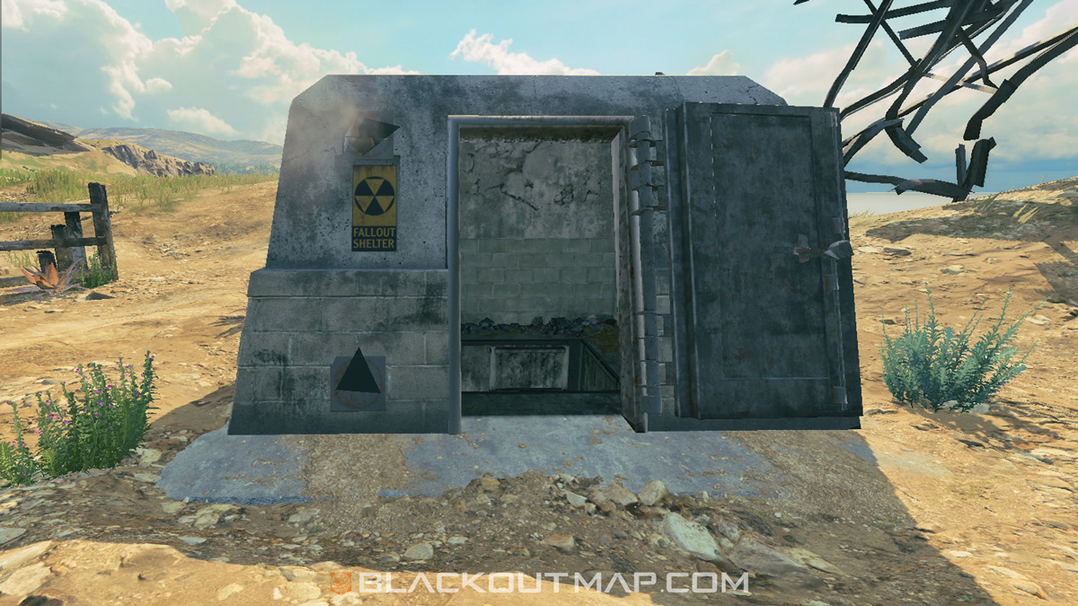 Blackout Interactive Map - Underground Entrance - Nuketown Island